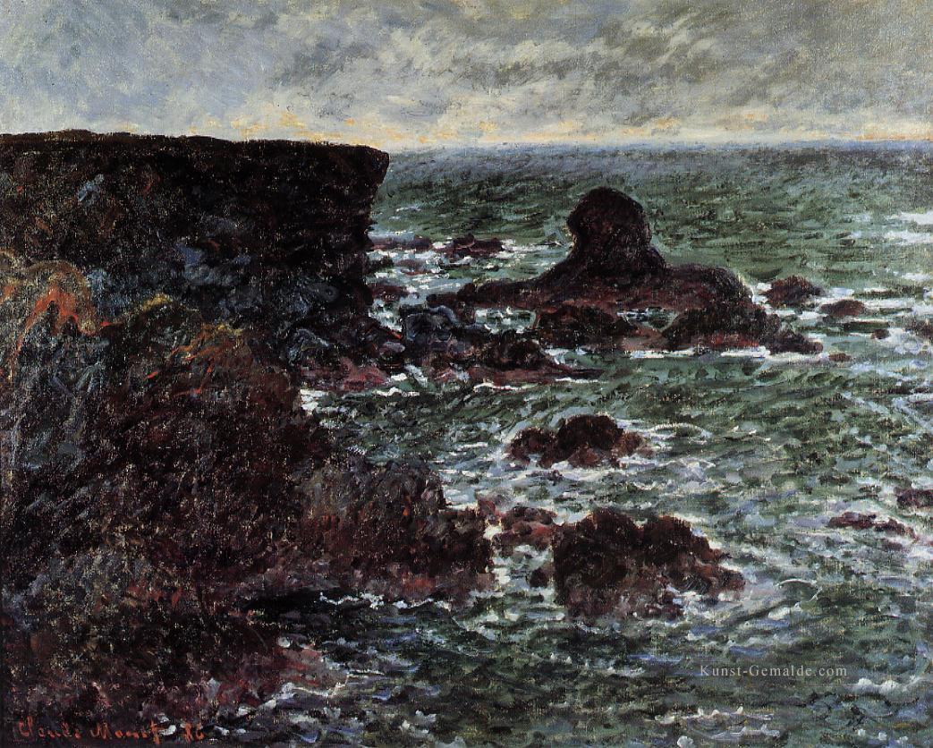 der Lion Rock BelleIleenMer Claude Monet Ölgemälde